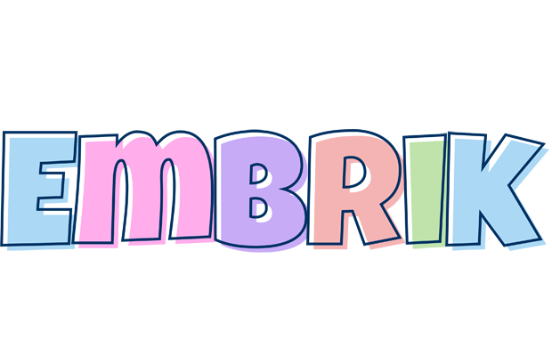 Embrik pastel logo