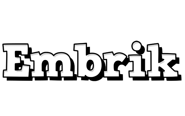 Embrik snowing logo