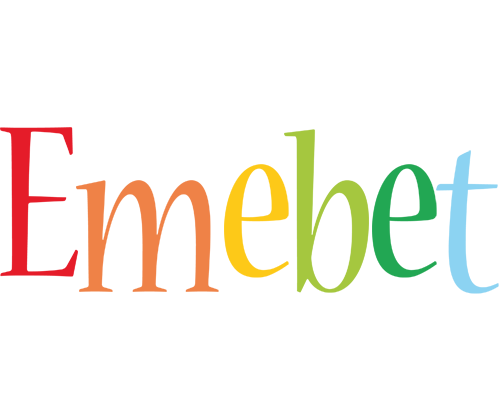 Emebet birthday logo