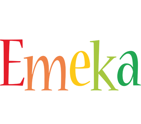 Emeka birthday logo