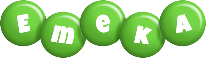 Emeka candy-green logo