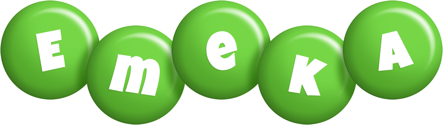 Emeka candy-green logo