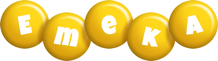 Emeka candy-yellow logo