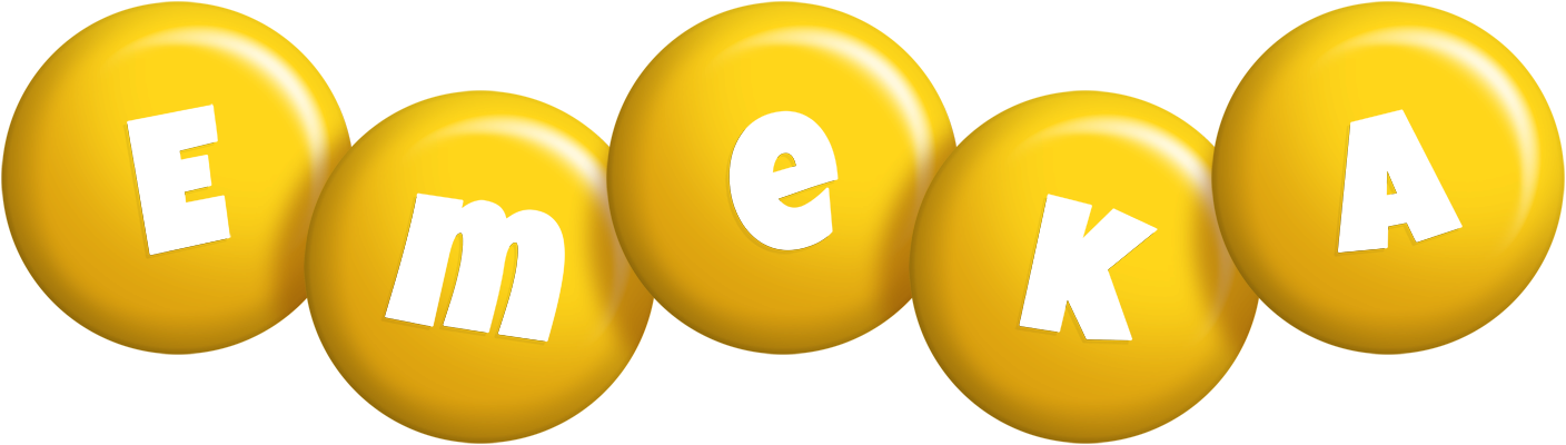 Emeka candy-yellow logo