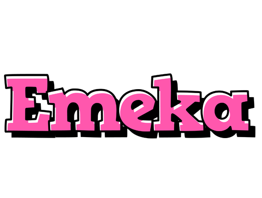 Emeka girlish logo