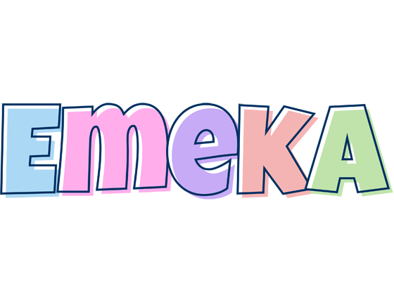 Emeka pastel logo