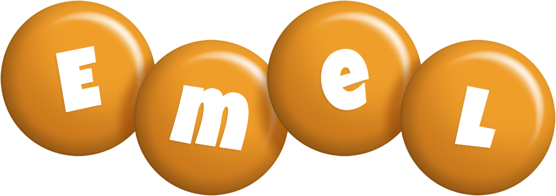 Emel candy-orange logo