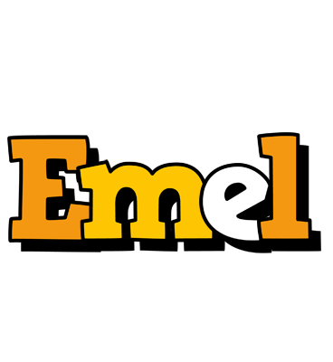 Emel cartoon logo