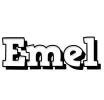 Emel snowing logo