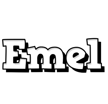 Emel snowing logo