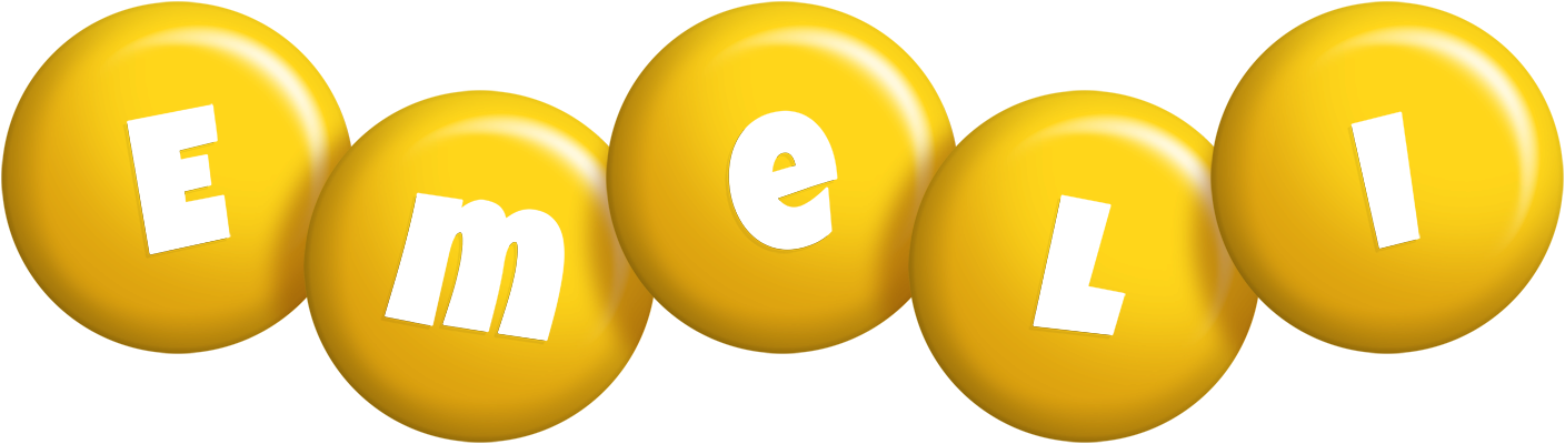 Emeli candy-yellow logo