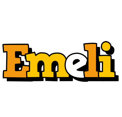 Emeli cartoon logo