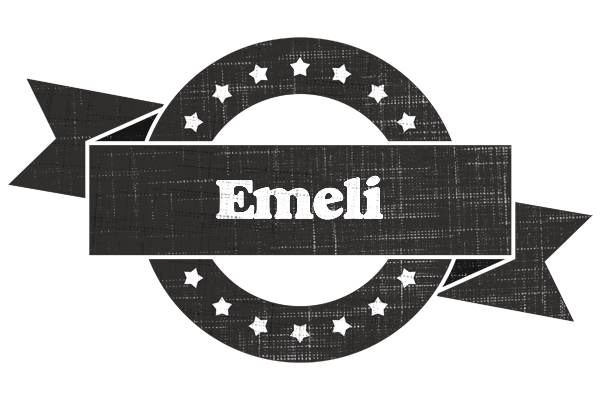 Emeli grunge logo