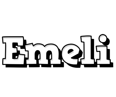 Emeli snowing logo