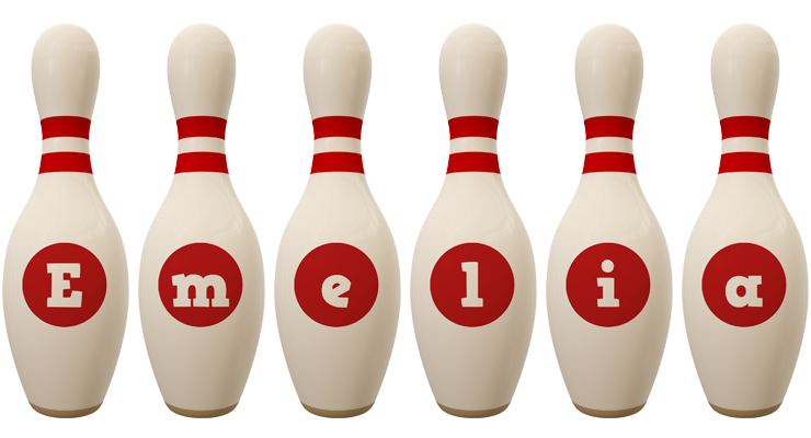 Emelia bowling-pin logo