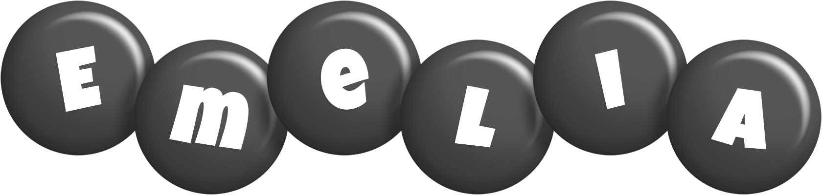 Emelia candy-black logo