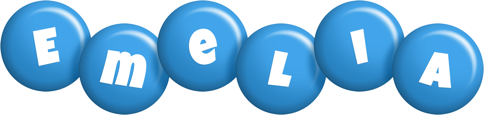 Emelia candy-blue logo