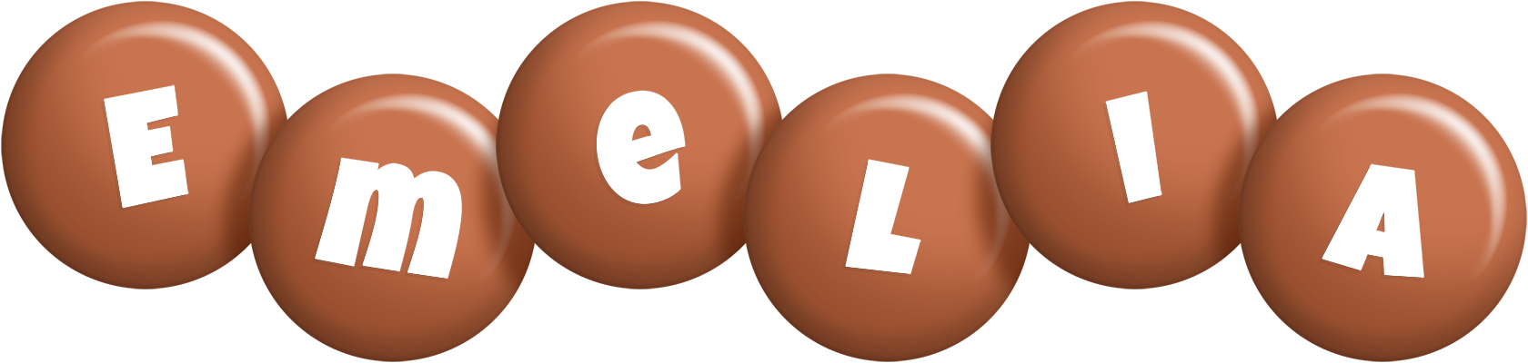 Emelia candy-brown logo