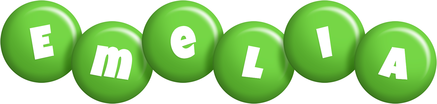 Emelia candy-green logo