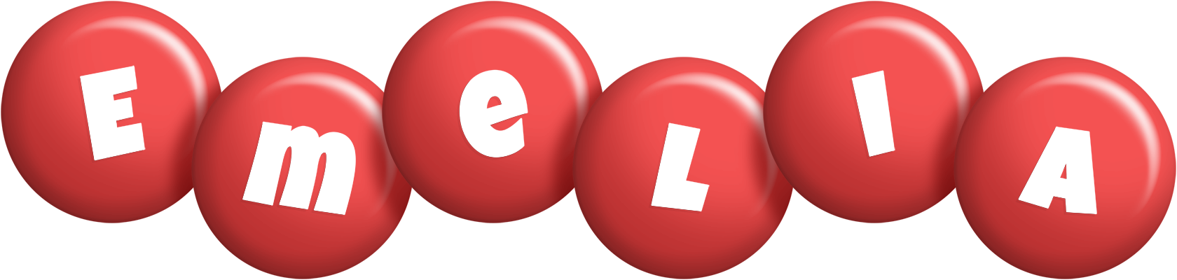 Emelia candy-red logo