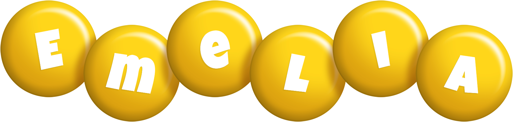 Emelia candy-yellow logo