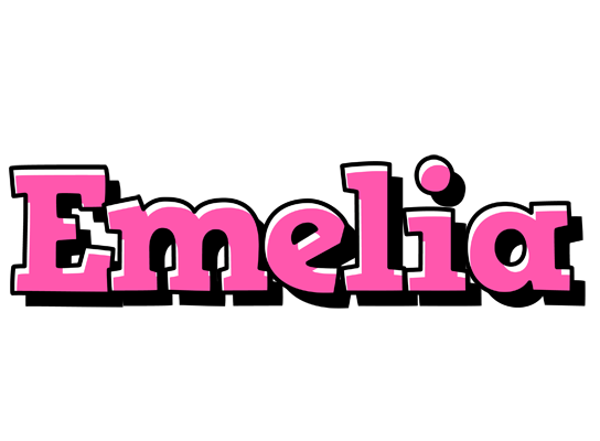 Emelia girlish logo