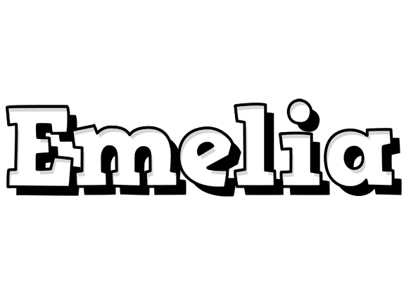 Emelia snowing logo