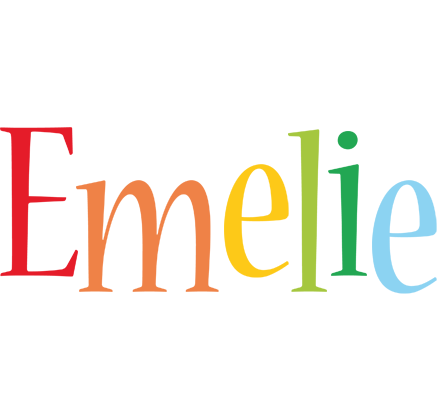 Emelie birthday logo