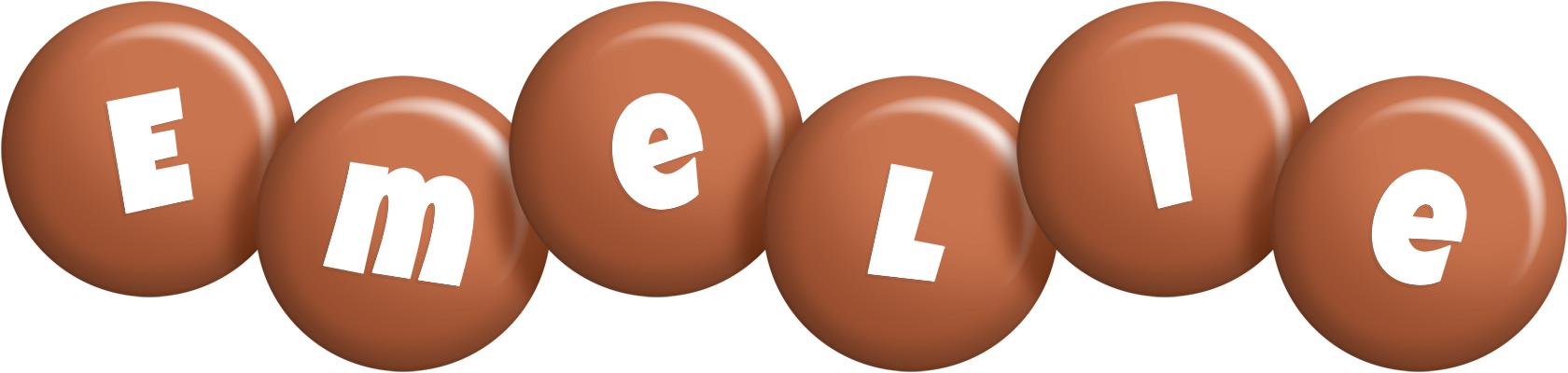 Emelie candy-brown logo