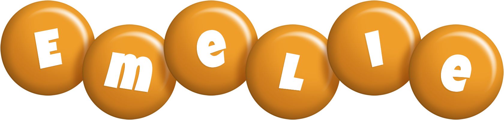 Emelie candy-orange logo