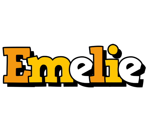 Emelie cartoon logo