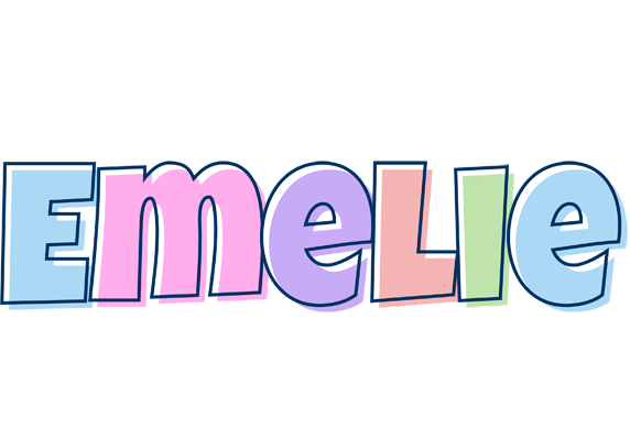 Emelie pastel logo
