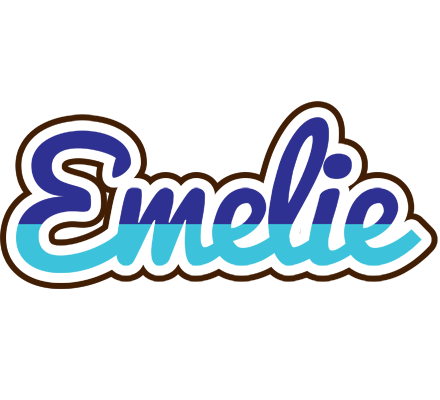 Emelie raining logo