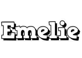 Emelie snowing logo