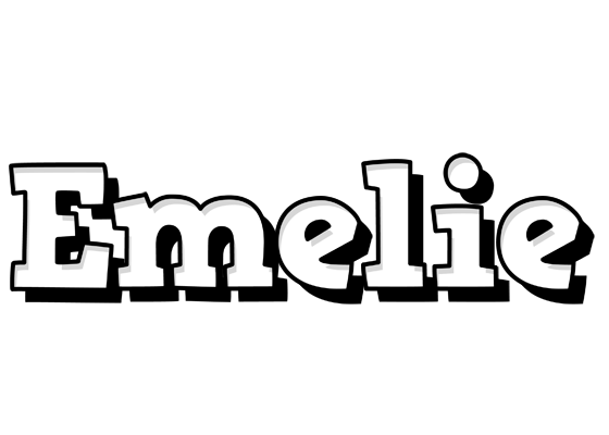 Emelie snowing logo