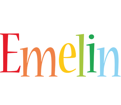 Emelin birthday logo