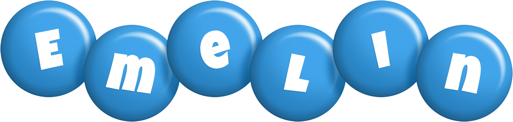 Emelin candy-blue logo