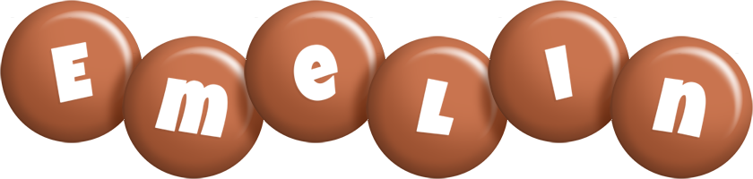 Emelin candy-brown logo