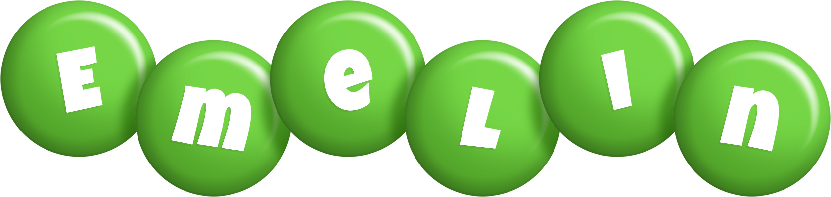 Emelin candy-green logo