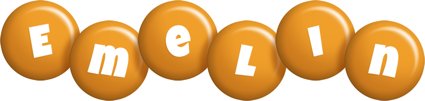 Emelin candy-orange logo