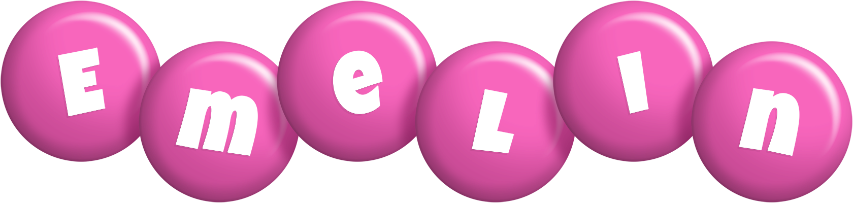 Emelin candy-pink logo