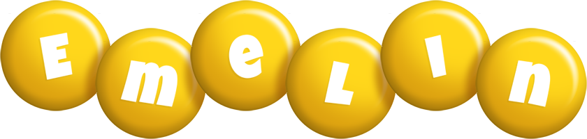 Emelin candy-yellow logo