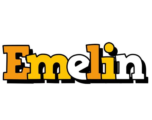 Emelin cartoon logo