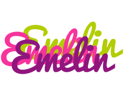 Emelin flowers logo