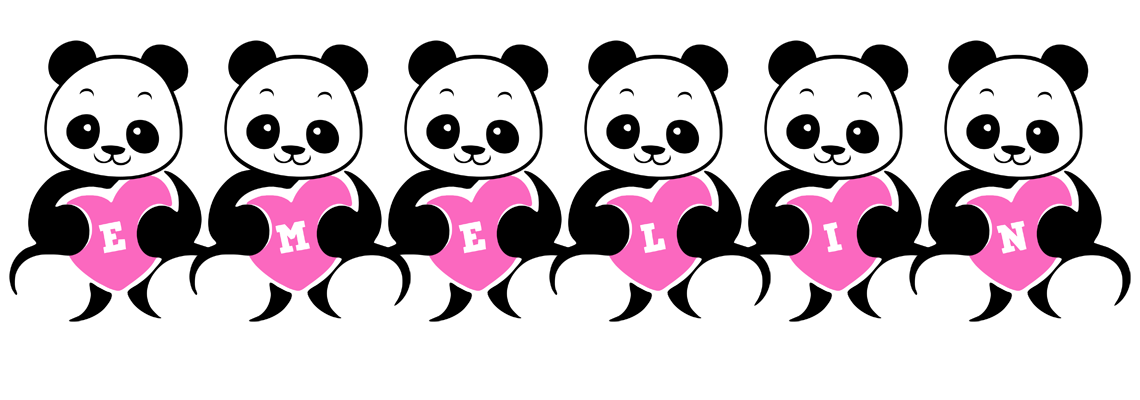 Emelin love-panda logo