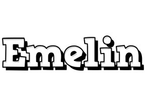 Emelin snowing logo