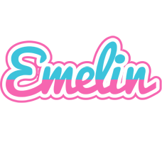 Emelin woman logo