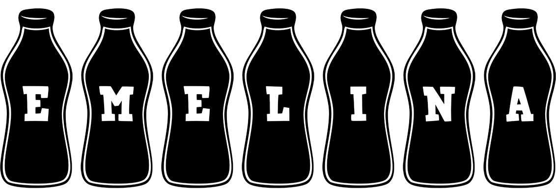 Emelina bottle logo