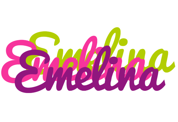 Emelina flowers logo