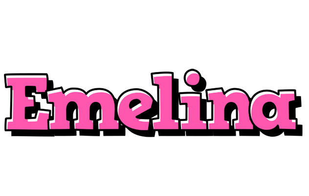Emelina girlish logo
